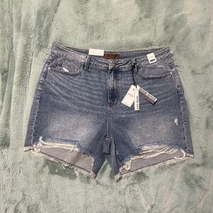 Judy Blue Rigid Magic Destroy Cut Off Shorts size 3XL